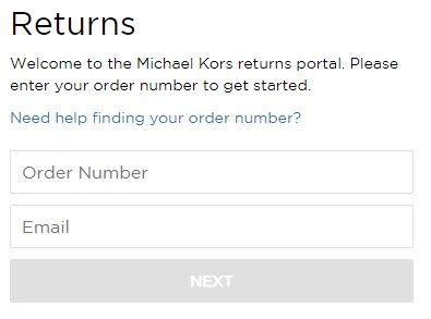 michael kors im store zurückgeben|Michael Kors return link.